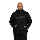 Blusa de Moletom Masculina ASICS com Capuz Canguru Fechado Fleece - Foto 3