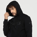Blusa de Moletom Masculina ASICS com Capuz Canguru Fechado Fleece - Foto 8