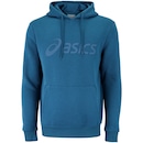 Blusa de Moletom Masculina ASICS com Capuz Canguru Fechado Fleece - Foto 1