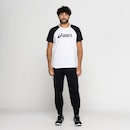 Calça Masculina ASICS Malha Recortada Zíper - Foto 5