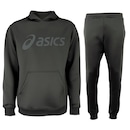 Conjunto de Agasalho Masculino ASICS com Capuz Interlock Fechado - Foto 11