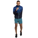 Jaqueta Corta-Vento Oxer Masculina com Capuz Running e Refletivos - Foto 4
