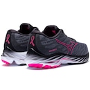 Tênis Mizuno Wave Rider 26 Pink Ribbon - Masculino - Foto 4