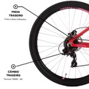 Mountain Bike Caloi Évora - Aro 29 - Freio a Disco Hidráulico - Câmbio Traseiro Shimano - 24 Marchas - Foto 7