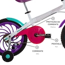 Bicicleta Infantil Aro 16 Caloi Ceci - Freios Cantilever e Tambor - Foto 8