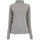 Camiseta Feminina ASICS Manga Longa com Zíper - Foto 1