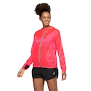 Jaqueta Corta-Vento Feminina ASICS com Capuz Toyama Zíper Refletivo - Foto 2