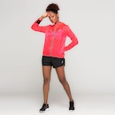 Jaqueta Corta-Vento Feminina ASICS com Capuz Toyama Zíper Refletivo - Foto 4