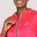 Jaqueta Corta-Vento Feminina ASICS com Capuz Toyama Zíper Refletivo - Foto 6