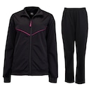 Conjunto de Agasalho Feminino Oxer com Bolso Politrico Recortes - Foto 9