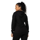 Blusa de Moletinho Feminina Oxer Alongado com Capuz - Foto 3