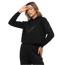 Blusa de Moletom Cropped Feminina ASICS com Capuz e Fleece - Foto 4