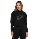 Blusa de Moletom Cropped Feminina ASICS com Capuz e Fleece - Foto 2