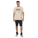 Camiseta Philadelphia 76ers NBA Mitchell & Ness Khaki Black - Masculina - Foto 4