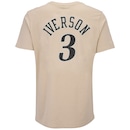 Camiseta Philadelphia 76ers NBA Mitchell & Ness Khaki Black - Masculina - Foto 6