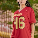 Camiseta do San Francisco 49ers NFL New Era Unissex Jersey Core - Foto 8