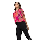 Camiseta adidas Manga Curta Farm - Feminina - Foto 5