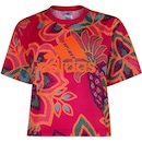 Camiseta adidas Manga Curta Farm - Feminina - Foto 8