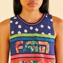 Camiseta Regata Cropped Feminina Farm Tela Divertidamente - Foto 4