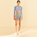 Short Saia Feminina Farm Pássaros Pintados - Foto 3