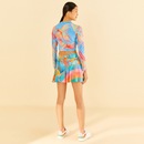 Short Saia Feminina Farm Pássaros Pintados - Foto 4