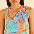 Camiseta Regata Feminina Farm Transpassada Passaros Pintados - Foto 4