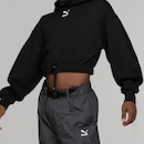 Blusa Cropped Manga Longa Puma com Capuz Classics TR - Foto 2