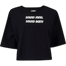 Blusa Cropped Manga Curta Feminina ASICS Box Quadrada - Foto 7