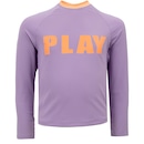 Conjunto de Natação Infantil com Camiseta Manga Longa Oxer com Proteção Solar UV 50 Play - Foto 2