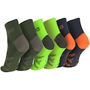 Kit de Meias ASICS Lic Cano Curto Quarter com 3 Pares - Adulto - Foto 2