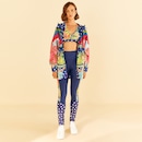 Jaqueta Feminina Farm com Capuz Divertidamente - Foto 3