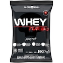 Whey Protein Black Skull Morango Whey Turbo - Refil - 907g - Foto 1