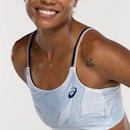 Top Fitness sem Bojo ASICS Baixa Sustentação Blue Sumi - Adulto - Foto 10