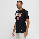Camiseta Masculina Miami Heat NBA Manga Curta Nb442 - Foto 5