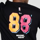 Camiseta Masculina Miami Heat NBA Manga Curta Nb442 - Foto 8