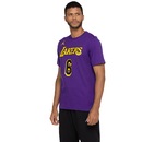 Camiseta Los Angeles Lakers Nike Masculina NBA ES STMT NN - Foto 4