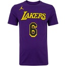 Camiseta Los Angeles Lakers Nike Masculina NBA ES STMT NN - Foto 6