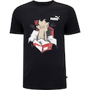 Camiseta Puma Masculina Manga Curta Graphics Sneake - Foto 1