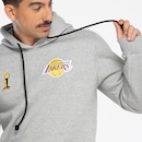 Blusão Los Angeles Lakers Mitchell & Ness Masculino com Capuz MT508 - Foto 7