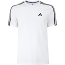 Camiseta Masculina adidas Manga Curta Essentials 3 Listras - Foto 2