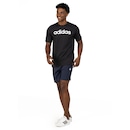 Camiseta Masculina adidas Manga Curta Logo Linear - Foto 4