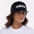 Boné Aba Curva adidas Snapback Daily Logo Linear - Adulto - Foto 4