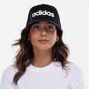 Boné Aba Curva adidas Snapback Daily Logo Linear - Adulto - Foto 5