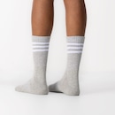Kit de Meia adidas Adulto Cano Alto 3 Listras - 3 Pares - Foto 7