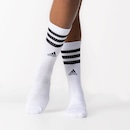 Kit de Meia adidas Adulto Cano Alto 3 Listras - 3 Pares - Foto 8