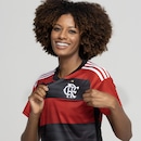Camisa do Flamengo I 23 adidas - Feminina - Foto 5