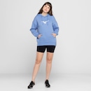 Blusão Feminino Mizuno com Capuz Big Logo - Foto 4