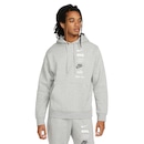 Blusão Masculino Nike Club Hoodie Logo - Foto 1