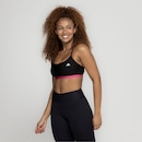 Top Fitness adidas Suporte Leve adidas Aeroreact - Feminino - Foto 4