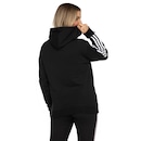 Jaqueta com Capuz adidas 3S Ft Fz R Hd - Feminina - Foto 3